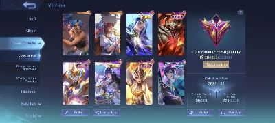 💫 Conta Mobile Legends Com 309 Skins, Varios Recalls Etc