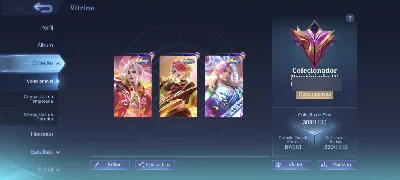 💫 Conta Mobile Legends Com 309 Skins, Varios Recalls Etc