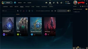 CONTA (EX OURO 4), COM 147 CAMPEÕES E 140 SKINS LVL 324 - League of Legends LOL