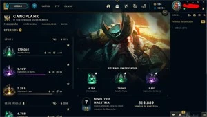 CONTA (EX OURO 4), COM 147 CAMPEÕES E 140 SKINS LVL 324 - League of Legends LOL