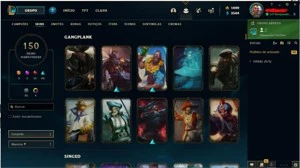 CONTA (EX OURO 4), COM 147 CAMPEÕES E 140 SKINS LVL 324 - League of Legends LOL