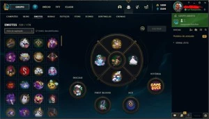 CONTA (EX OURO 4), COM 147 CAMPEÕES E 140 SKINS LVL 324 - League of Legends LOL