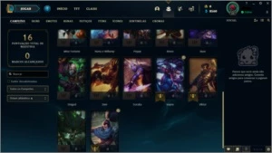 Conta LoL, Platina IV, 62% de WR - League of Legends