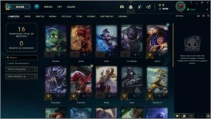 Conta LoL, Platina IV, 62% de WR - League of Legends