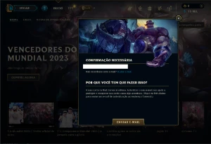 Diamante 4 com 23 Champs e 3 Skins ( SEM EMAIL CONFIRMADO ) - League of Legends LOL