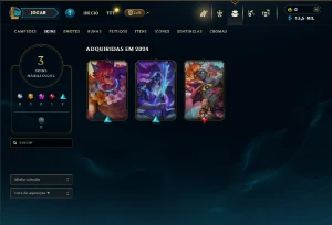 Diamante 4 com 23 Champs e 3 Skins ( SEM EMAIL CONFIRMADO ) - League of Legends LOL