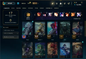 Diamante 4 com 23 Champs e 3 Skins ( SEM EMAIL CONFIRMADO ) - League of Legends LOL