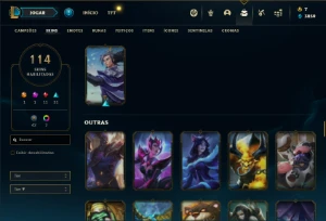 Conta ouro 2 com TODOS os champs e 114 Skin (Criada em 2012) - League of Legends LOL