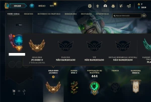 Conta ouro 2 com TODOS os champs e 114 Skin (Criada em 2012) - League of Legends LOL