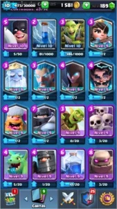 Clash Royale Arena 11 + COC CV9  semi-full
