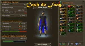 ACC RUNESCAPE É NA CASH DO FRAY RS