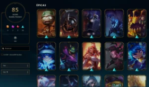 Conta League of Legends Full Acesso 85 Skins e Mais Espólios LOL