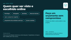 Criação de Sites Profissionais | Landing Pages - Sites, Lojas e Sistemas Prontos Sites e Scripts