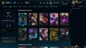 Conta Lol 89 Skins Nivel 160 - League of Legends