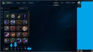 Platina 5 / 74 Campeões / 32 Skins (valendo 28.2k RP) - League of Legends LOL