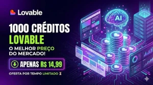 1000 Créditos Lovable | Super Promoção ⚡ | R$ 14,99 - Assinaturas e Premium