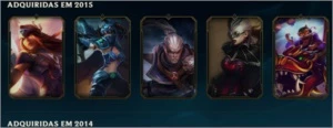 Conta rara lol Season 3 - elise vitoriosa - Platina 2 - League of Legends