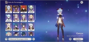 AR 37 Diluc + Ganyu + Orgulho Celestial - Genshin Impact