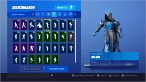 Conta Fortnite. Temporada 4,5,6,7 completa