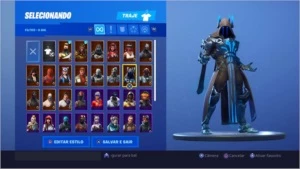 Conta Fortnite. Temporada 4,5,6,7 completa