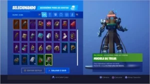 Conta Fortnite. Temporada 4,5,6,7 completa