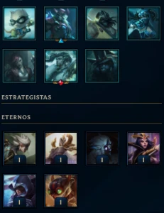 conta mestre - League of Legends LOL