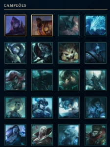 conta mestre - League of Legends LOL