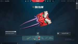 conta com varias skins - Valorant