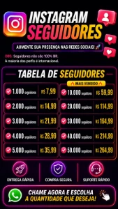 Seguidores Instagram