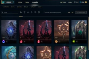 Cont Lol - Ouro 2 - 88 Skins - 74 Camp - NEO PAX SIVIR - League of Legends