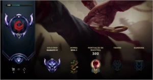 Conta LOL D4 8 Anos