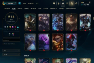 Conta Lol | 213 Skins | Season 2013 - League of Legends