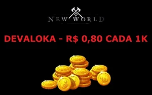 Gold para servidor Alkaid - R$ 5 cada 1K - New World