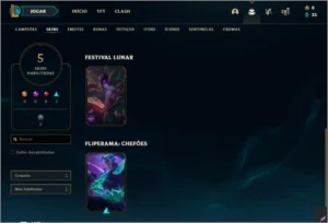 Conta bronze 2 / 29 campeões/ 5 skins - League of Legends LOL