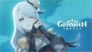 Contas Genshin Impact AR 5 e 7 com Shenhe