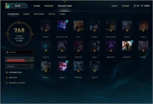Vendo Conta League of Legends Solo Gold 5/Flex Gold 3 LOL
