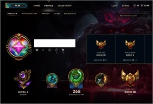 Vendo Conta League of Legends Solo Gold 5/Flex Gold 3 LOL