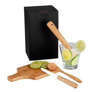 Kit Caipirinha 5 Peças com Caixa - Artesanato e Personalizados