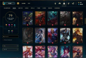 Platina 2 com 105 Champs e 79 Skins + Ryze Triunfante - League of Legends LOL