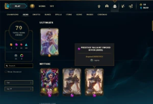 Platina 2 com 105 Champs e 79 Skins + Ryze Triunfante - League of Legends LOL