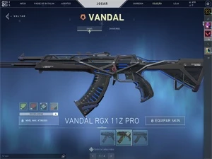 Conta com Vandal RGX e Saqueadora! - Valorant