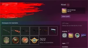 conta steam 5k skins csgo, trade ban, 19 anos steam - Counter Strike