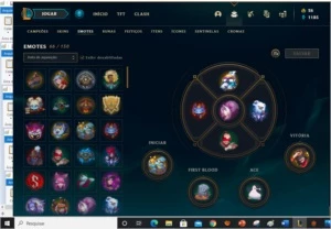 Conta LOL 127 SKINS 54 CROMAS 19 maestrias 7 + VALORANT - League of Legends