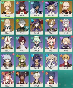 AR10- Kazuha, Alhaitham, Mona, Jean - Genshin Impact