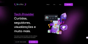 Painel SMM Spot Tech Purple + 20 fornecedores gringos - Outros