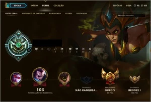 Conta lv30 -GoldV-Borda Platina-32 champions - League of Legends LOL
