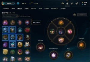 VENDO CONTA PLATINA 4, MUITAS SKINS MMR OK - League of Legends LOL