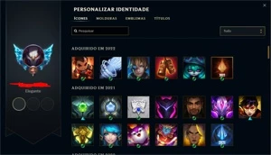 VENDO CONTA PLATINA 4, MUITAS SKINS MMR OK - League of Legends LOL