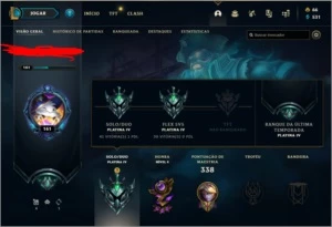 CONTA LOL 257 SKINS PLATINA - League of Legends