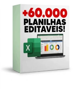 Super Pack + 60.000 Planilhas Prontas Editáveis - Planilhas e Dashboards